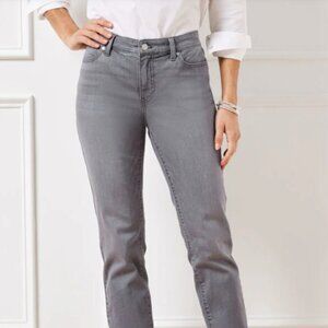 Talbots Slim Ankle Jean Gray